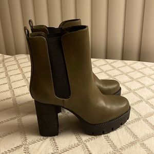 Charles Platform Boots, size 8.5, like new